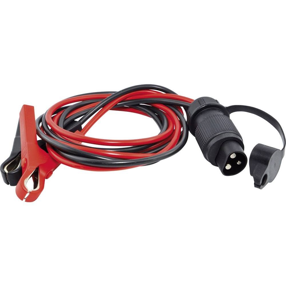 BAAS parts Startsystem Starterkabel mit Stecker und kompakten Zangen BS12 Starthilfekabel, (1.50 cm), mit Stahlblech-Zangen