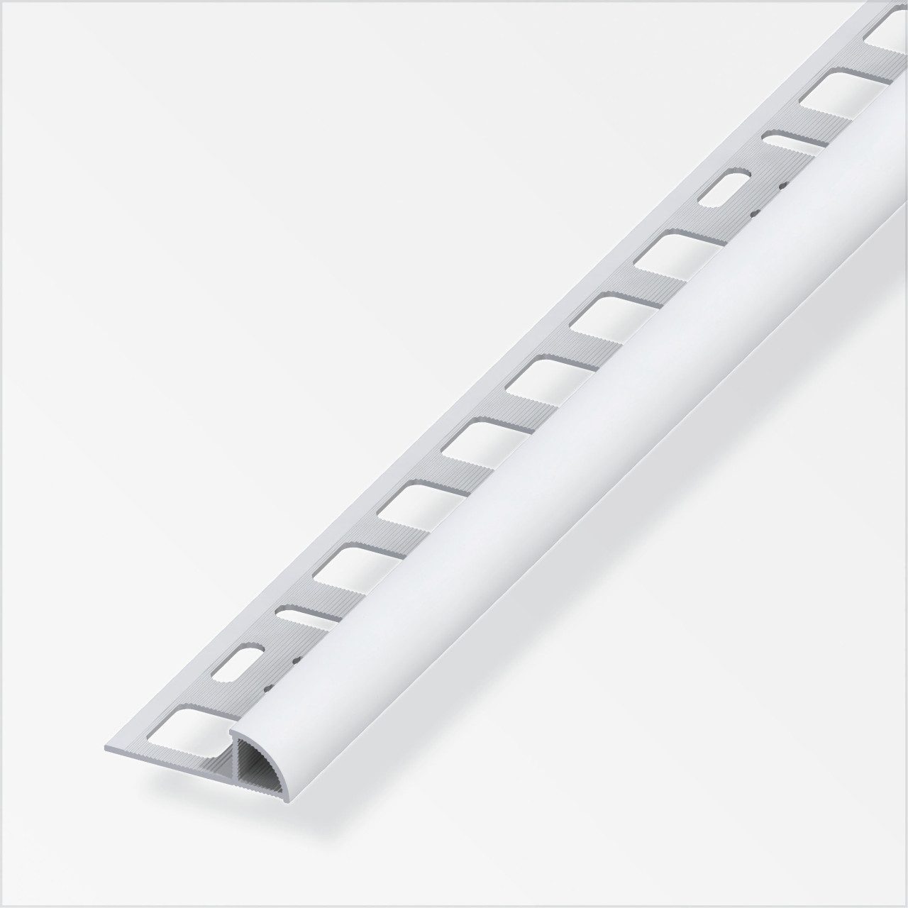 alfer Profil alfer Viertelkreisprofil PVC glatt grau günstig online kaufen