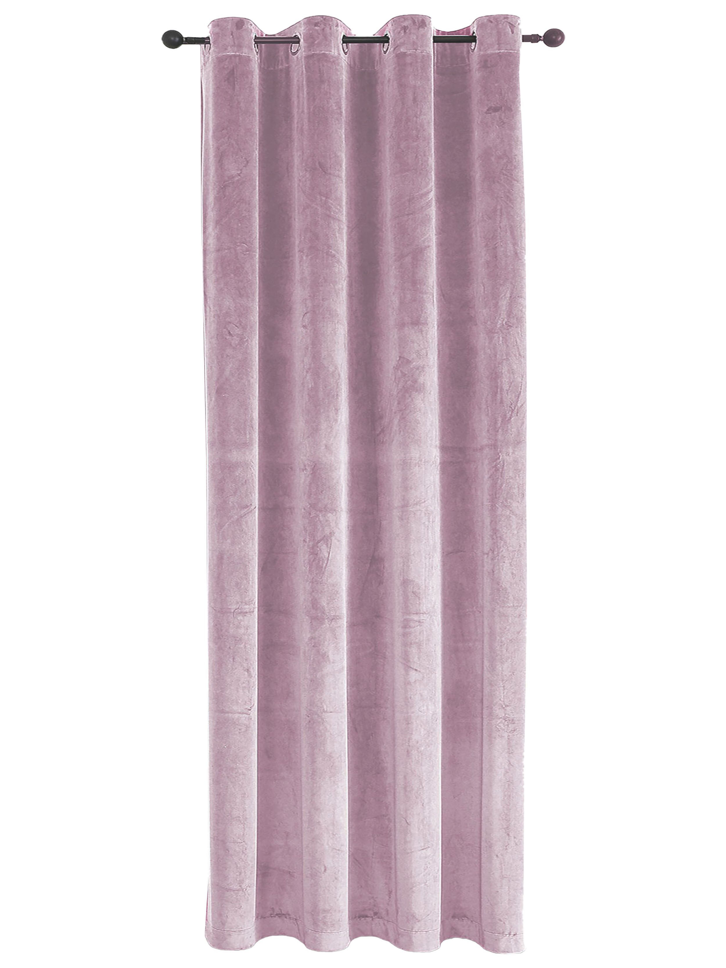 Haus und Deko Gardine Verdunkelungsvorhang Samt weich Ösen 140 x 225 cm Vorhang blickdicht (1 St), Ösen, Polyester