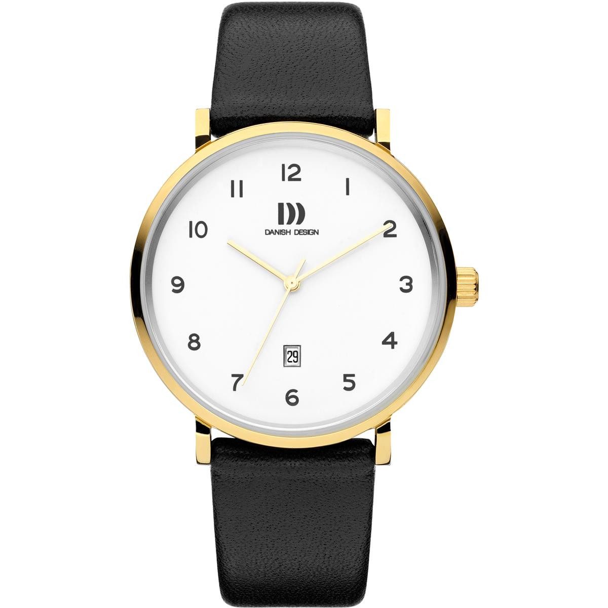 Quarzuhr Danish Design Herrenuhr IQ11Q1216 Yukon Gold White Large (3310096)