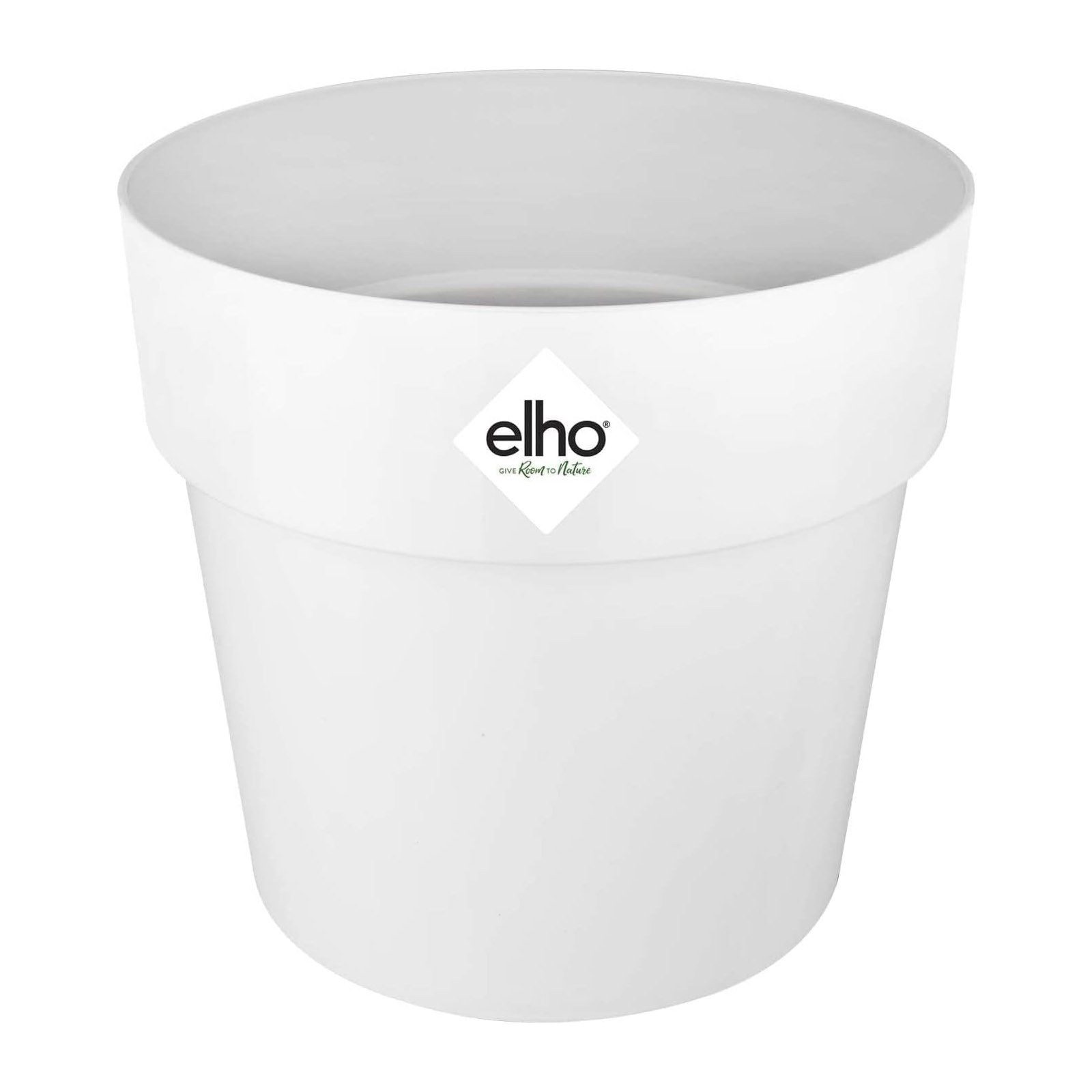 Elho Blumentopf B.for Blumenkübel Pflanztopf Übertopf Pflanzgefäß, Weiss ⌀ 30 x H 27 cm