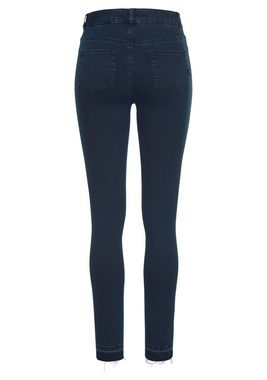 Arizona Skinny-fit-Jeans Ultra Stretch High Waist mit offenem Saum