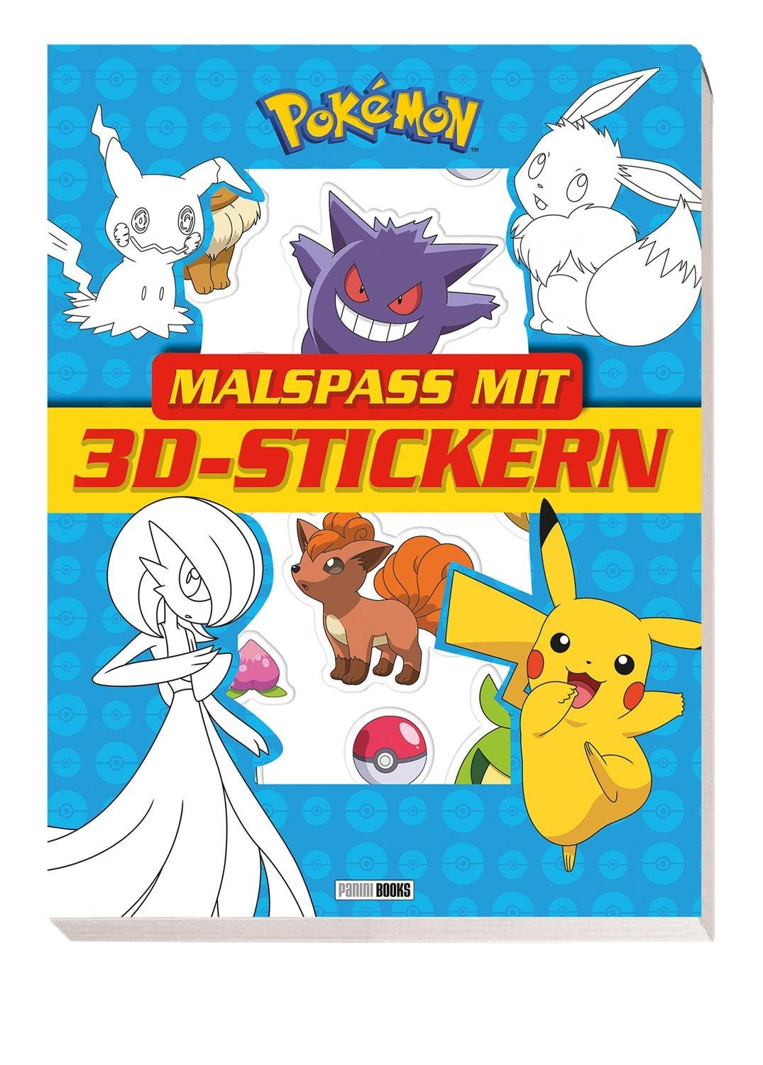 Pokémon: Malspaß mit 3D-Stickern / Pokémon, Panini