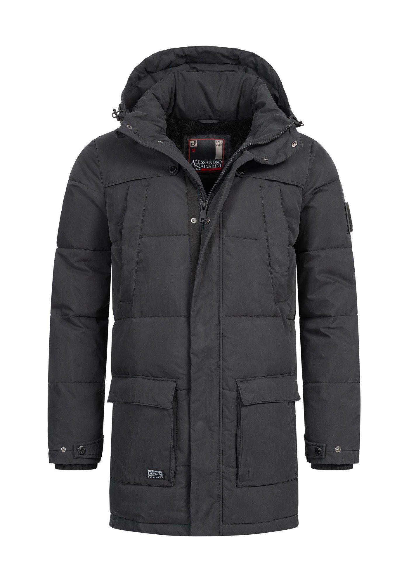 Alessandro Salvarini Winterjacke ASArtiika innen mit warmem Teddyfell – Bild 5 von 5