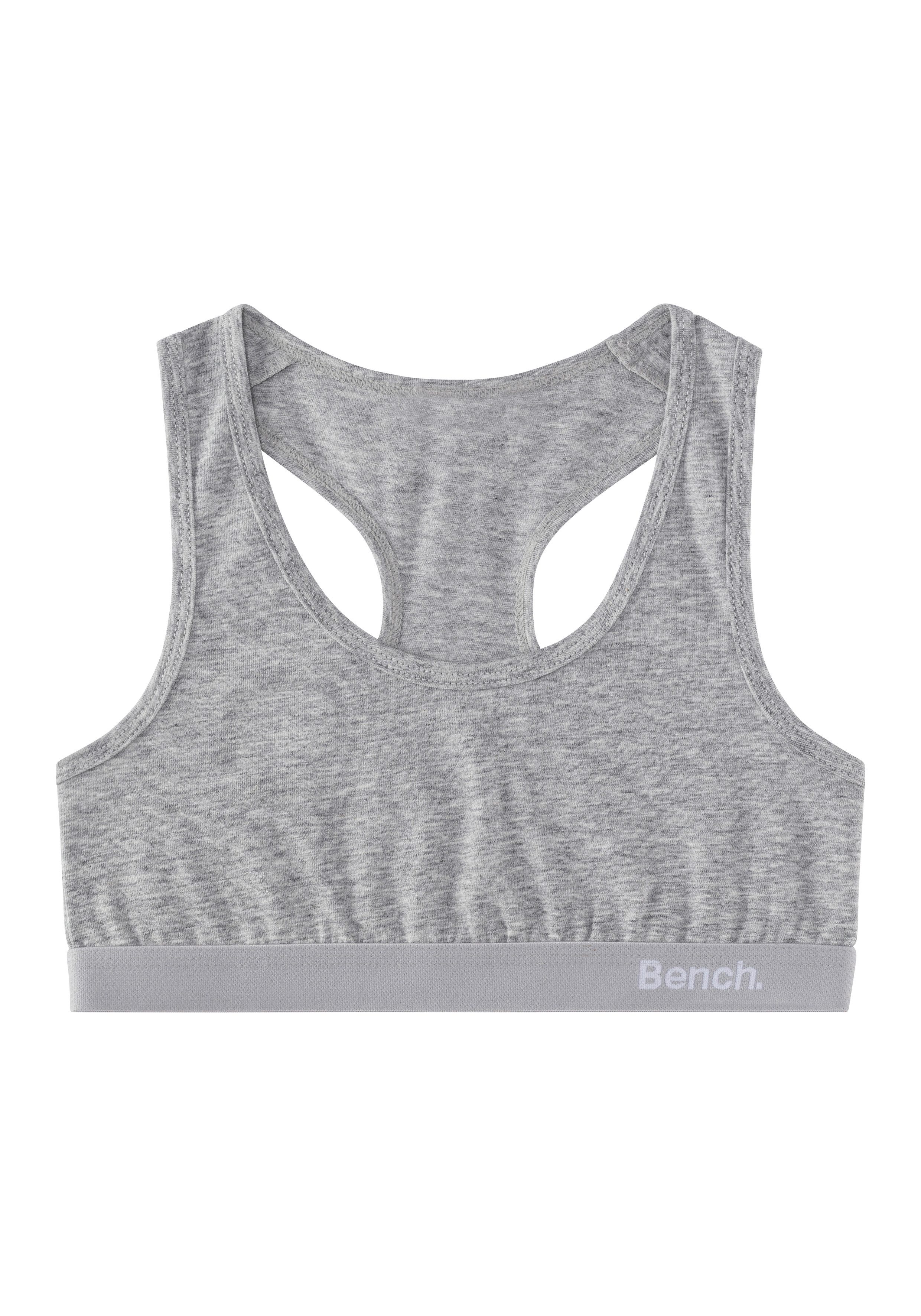 Bench. Bustier (Packung, 3-tlg) im sportlichen Look mit Ringerrücken
