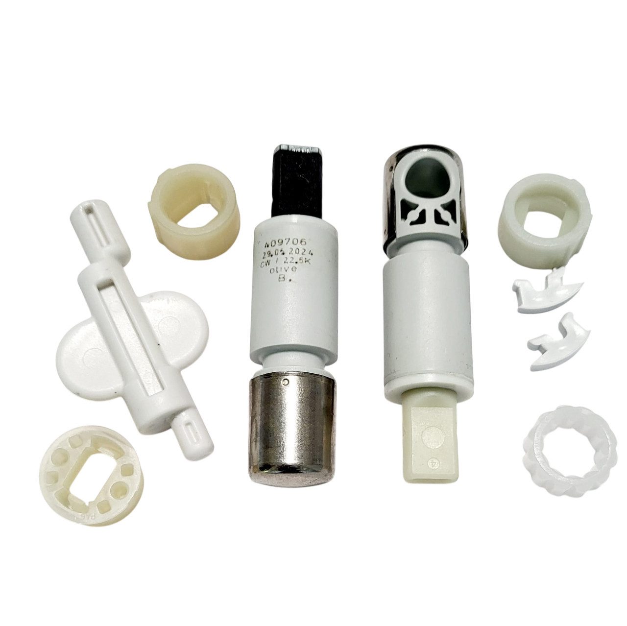 LUVETT WC-Sitz SoftClose Dämpfer-Set, Ersatzteil (2 Stück) für Absenkautomatik (Set, 1-St), Passend für zahlreiche Markenhersteller