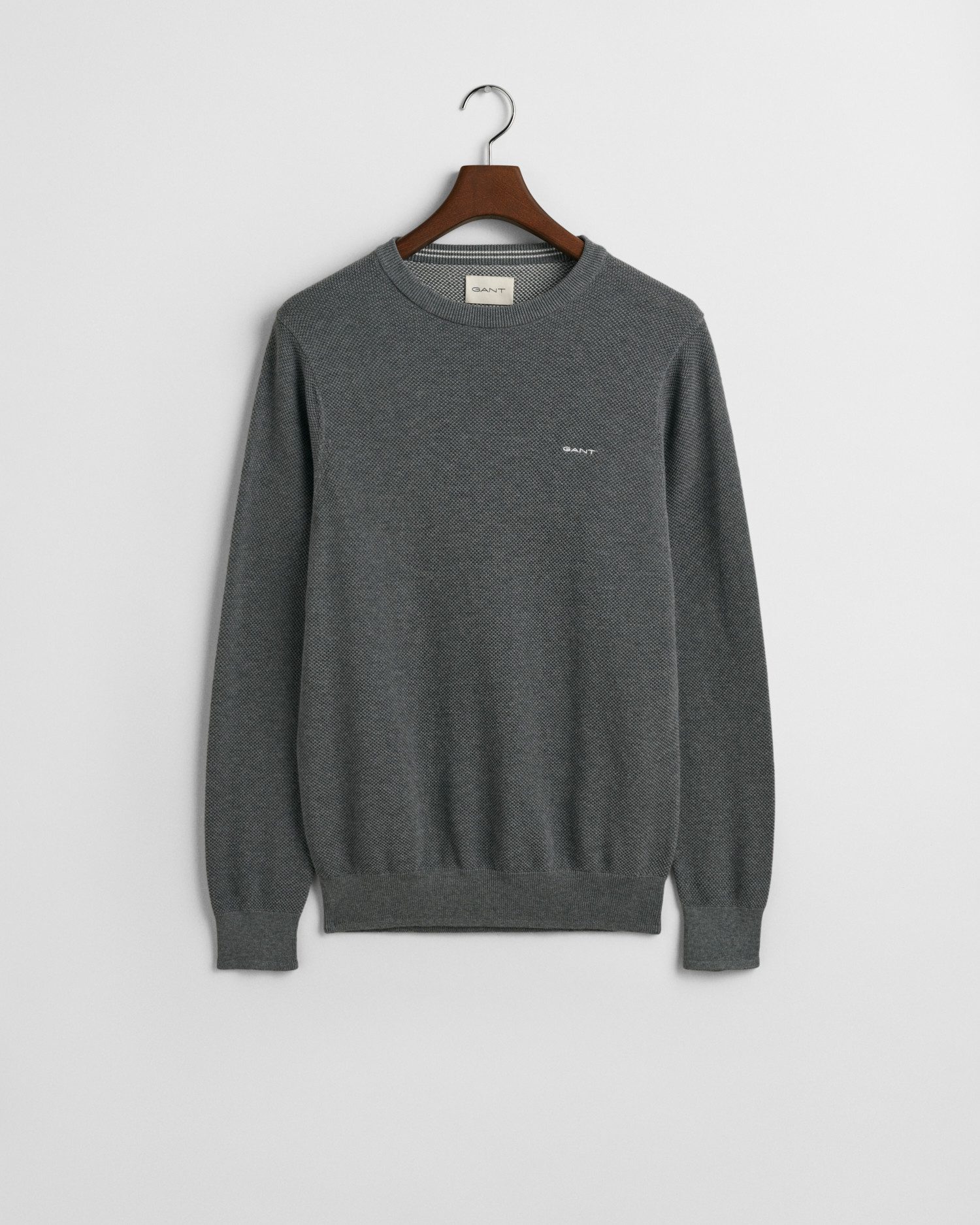 Rundhalspullover COTTON PIQUE C-NECK