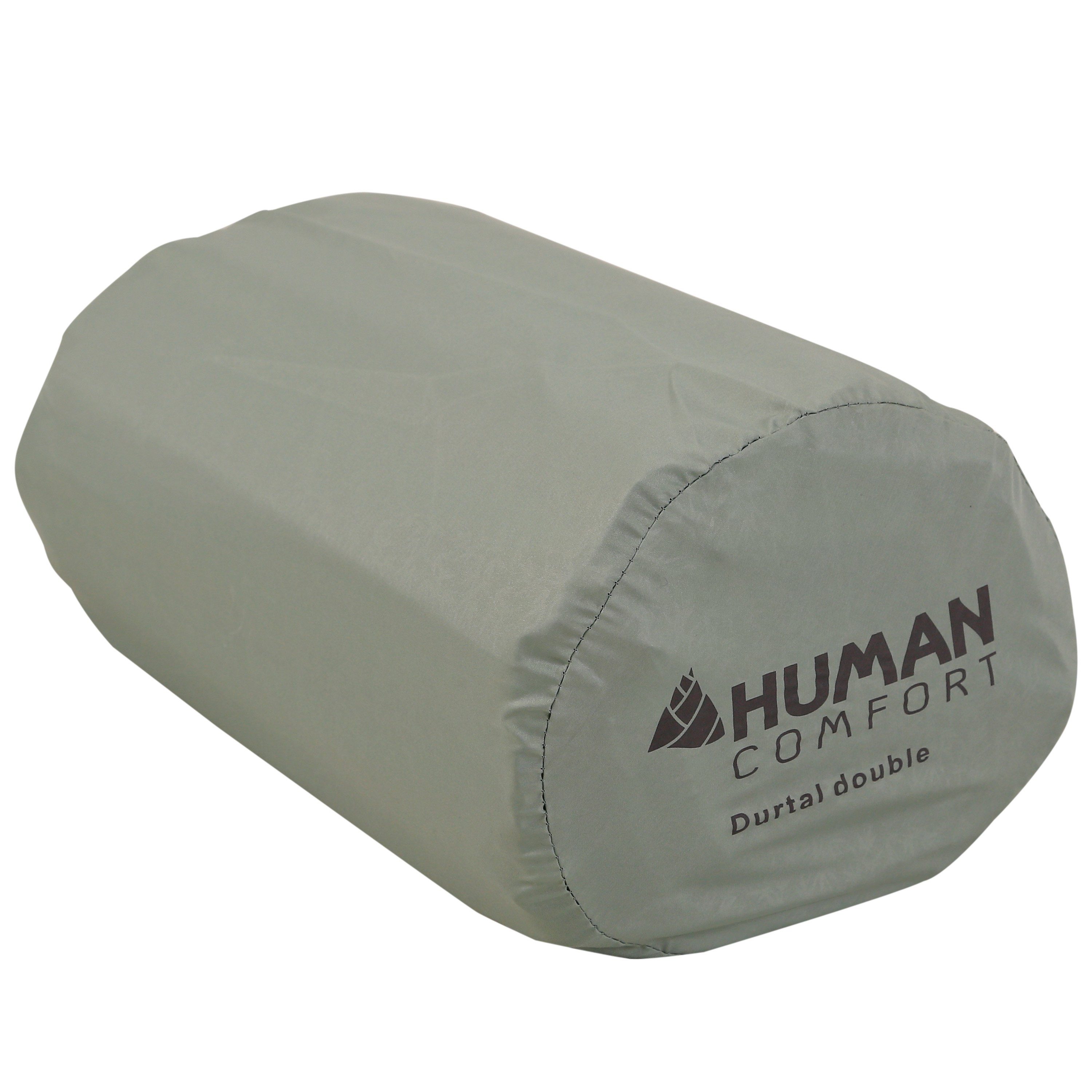 Human Comfort Double Durtal Pumpe Isomatte, Luftmatratze Camping Luftbett Doppel Luftbett
