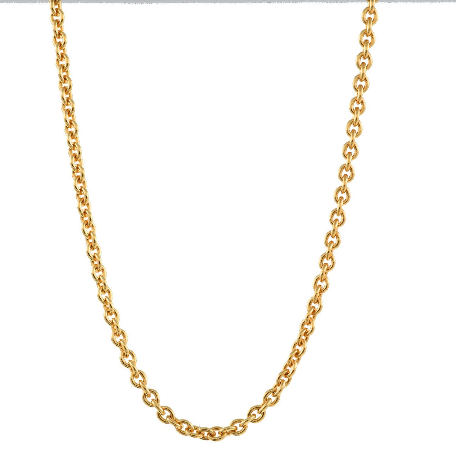 HOPLO Goldkette Goldkette Ankerkette Länge 36cm - Breite 1,1mm - 750-18 Karat Gold, Made in Germany – Bild 5 von 5