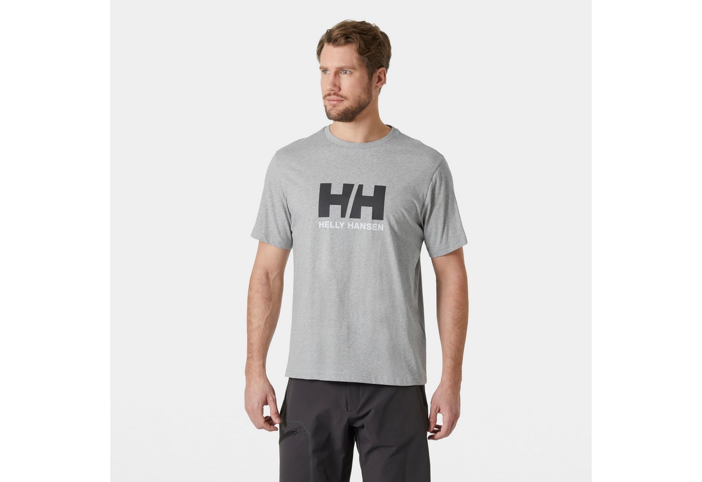 Helly Hansen T-Shirt HH LOGO T-SHIRT 3.0 kurzärmlig, mit Rundhalsausschnitt, aus Baumwolle, sportlicher Schnitt