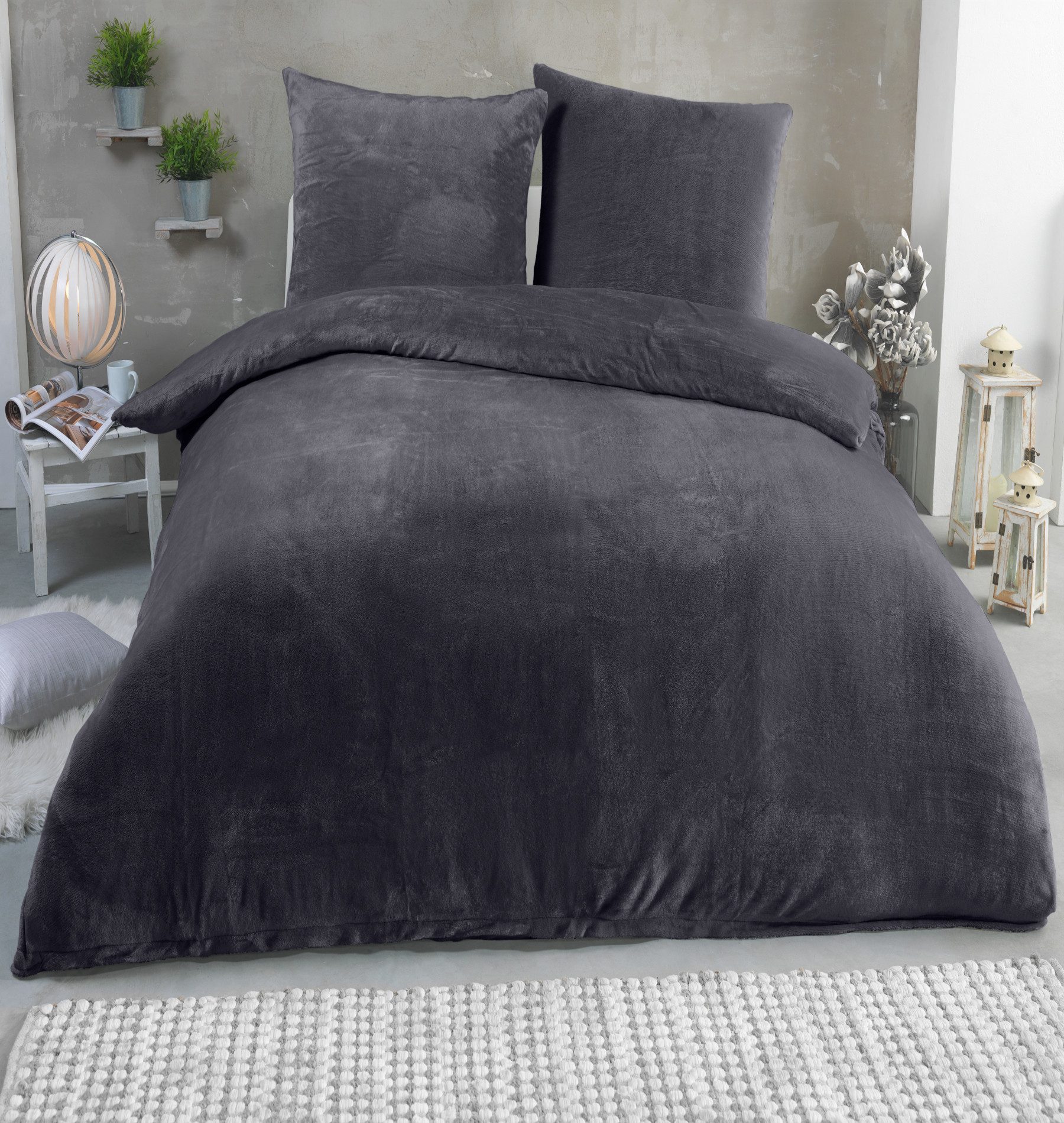 Malika Bettwäsche 200x200 + 2x 80x80 cm Cashmere Touch Bettwäsche, atmungsa günstig online kaufen