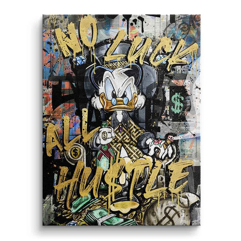 DOTCOMCANVAS® Leinwandbild ALL HUSTLE DUCK - günstig online kaufen