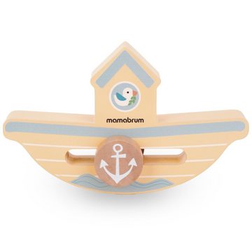Mamabrum Puzzle-Sortierschale Balancierboot - Arkadespiel aus Holz