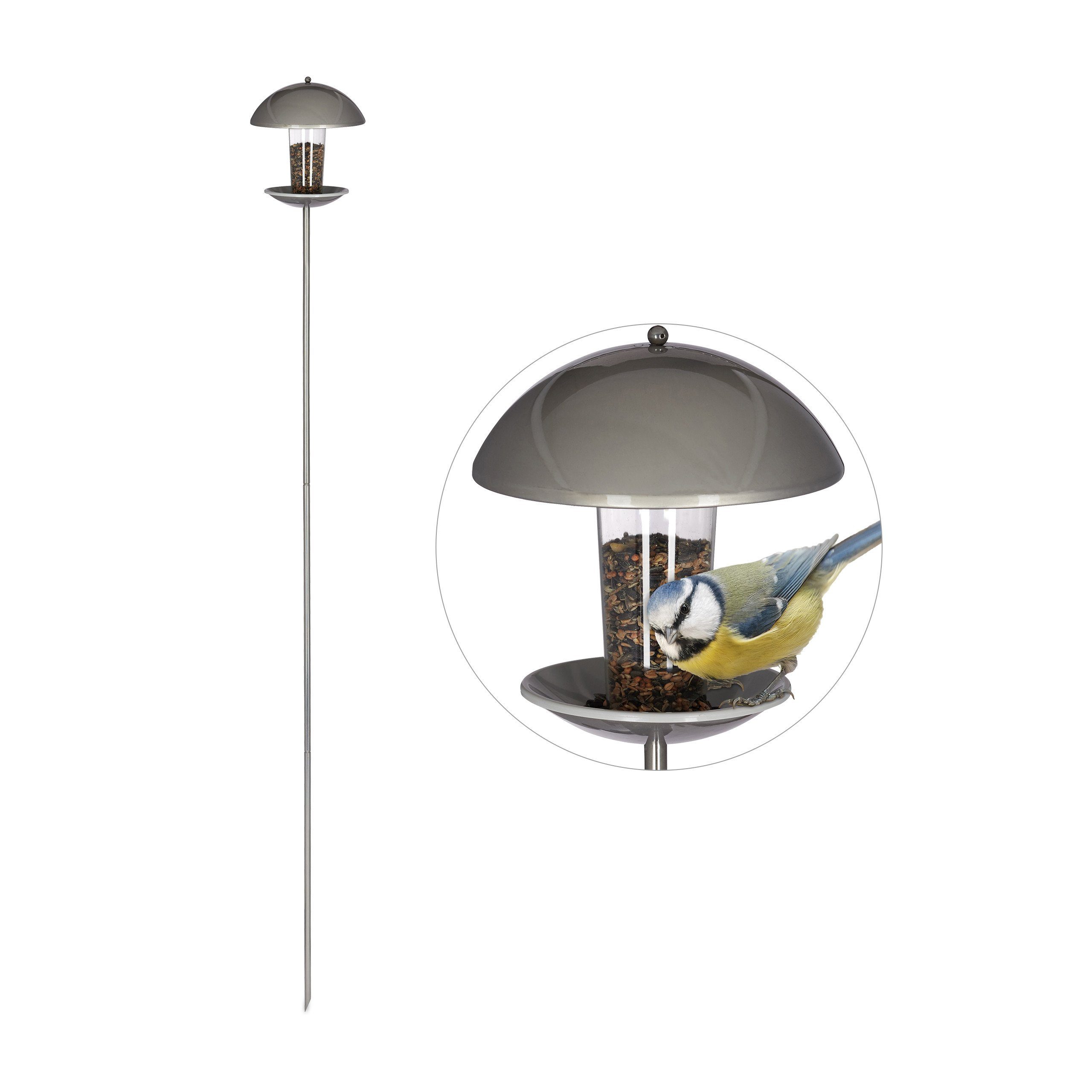 Vogelhaus Vogelfutterspender mit Stab