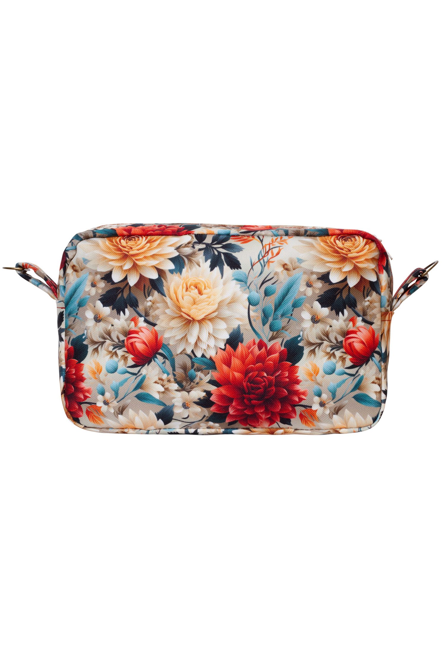 Manufaktur13 Umhängetasche Pocket Bag - Cross Body Bag, Brusttasche, Blumenmuster, Flower Pattern