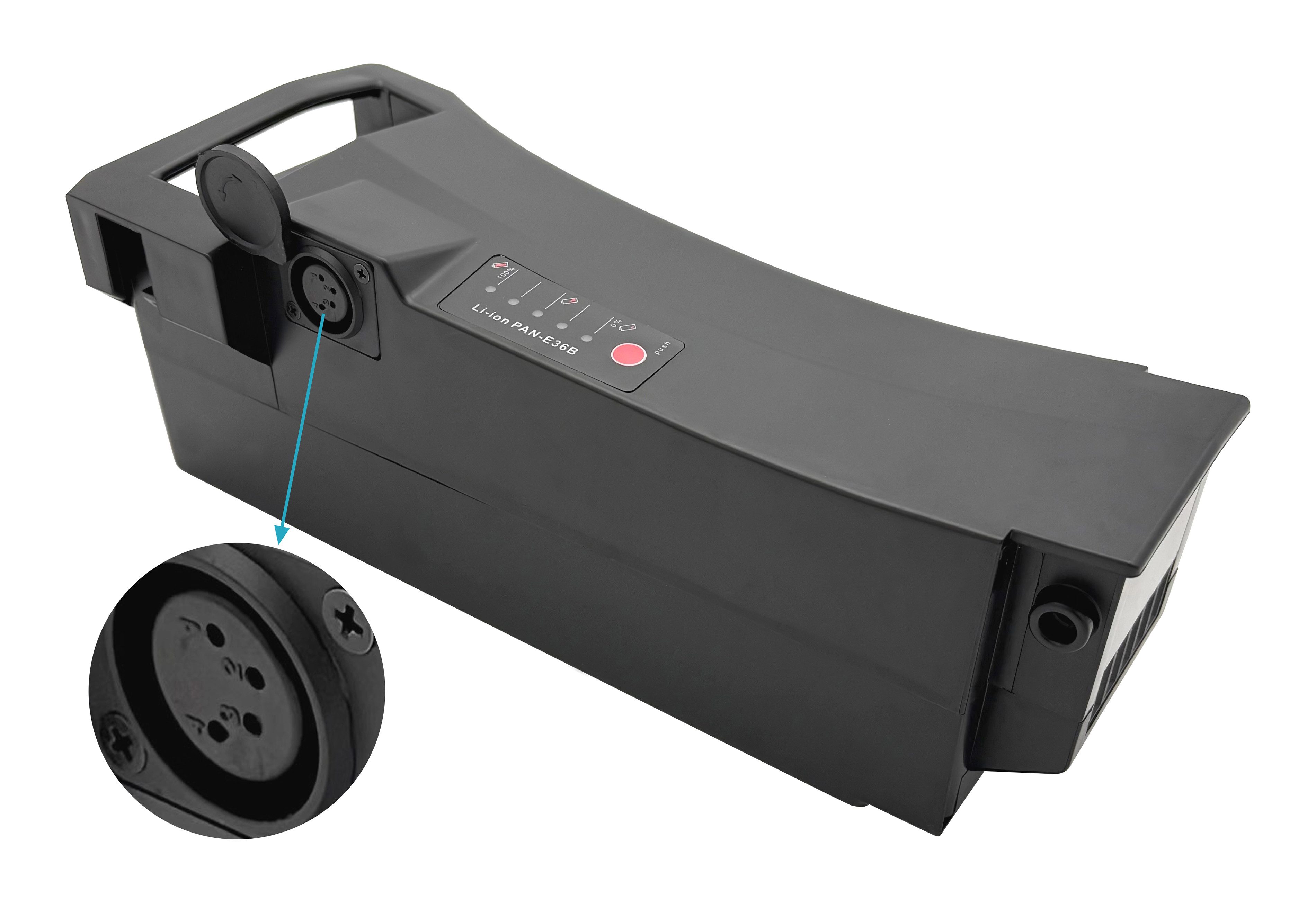 PowerSmart 10INR19/66-5 E-Bike Akku für Focus Aventura Impulse 2.0, Aventura Impulse 1.0 Li-ion 17000 mAh (36 V)