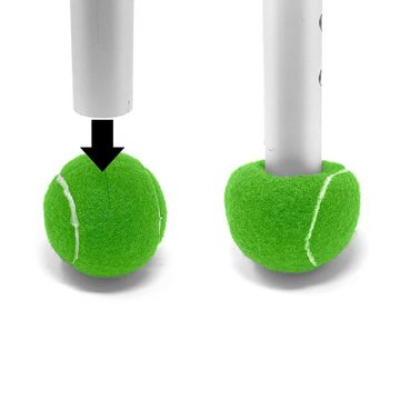 Lubgitsr Möbelfuß Vorgeschnittene Tennisbälle, 4 Stück Tennisbälle für Stühle-Schwarz, (4-St)