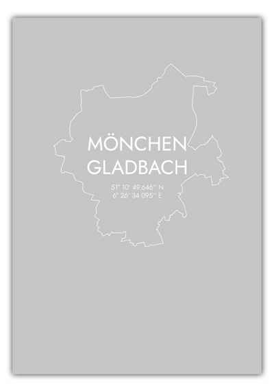 MOTIVISSO Poster Mönchengladbach Koordinaten #7