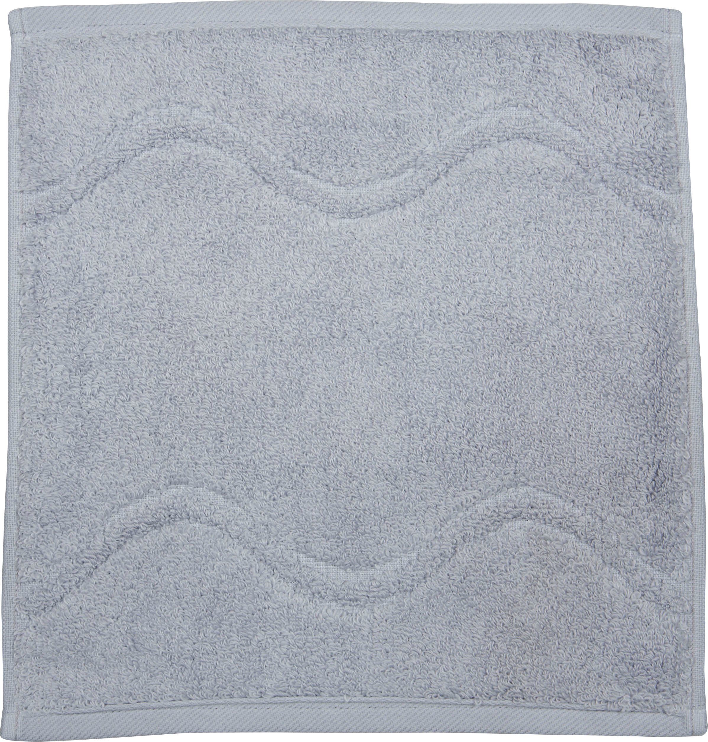ROSS Seiftuch Cashmere feeling, Frottier (Packung, 6-St), mit Wellen-Bordüre