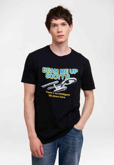 LOGOSHIRT T-Shirt Star Trek - Beam Me Up Scotty mit Beam Me Up Scotty-Logo