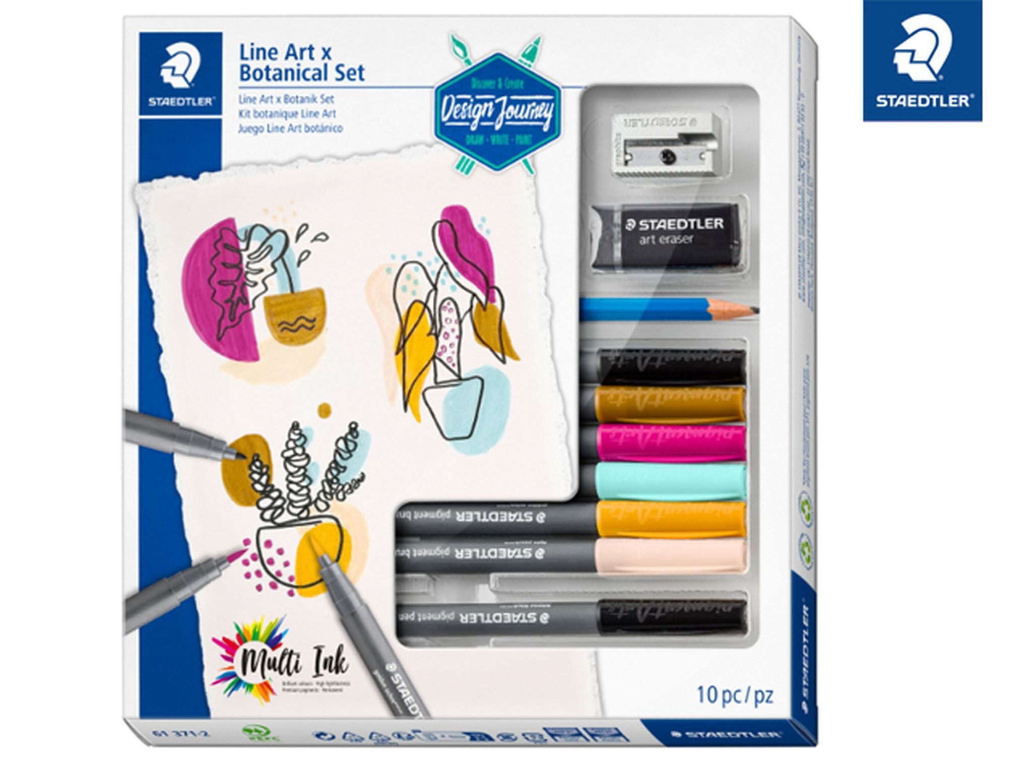 STAEDTLER Malstift Staedtler Line ArtxBotan. Set 10ST 100% PEFC