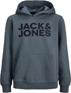 Jack & Jones Junior Kapuzensweatshirt (Spar Set, 3er Pack) mit Printdruck und Kängurutasche im 3er Pack