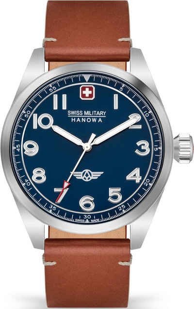 Swiss Military Hanowa Schweizer Uhr FALCON, SMWGA2100402, Quarzuhr, Armbanduhr, Herrenuhr, Swiss Made, Saphirglas