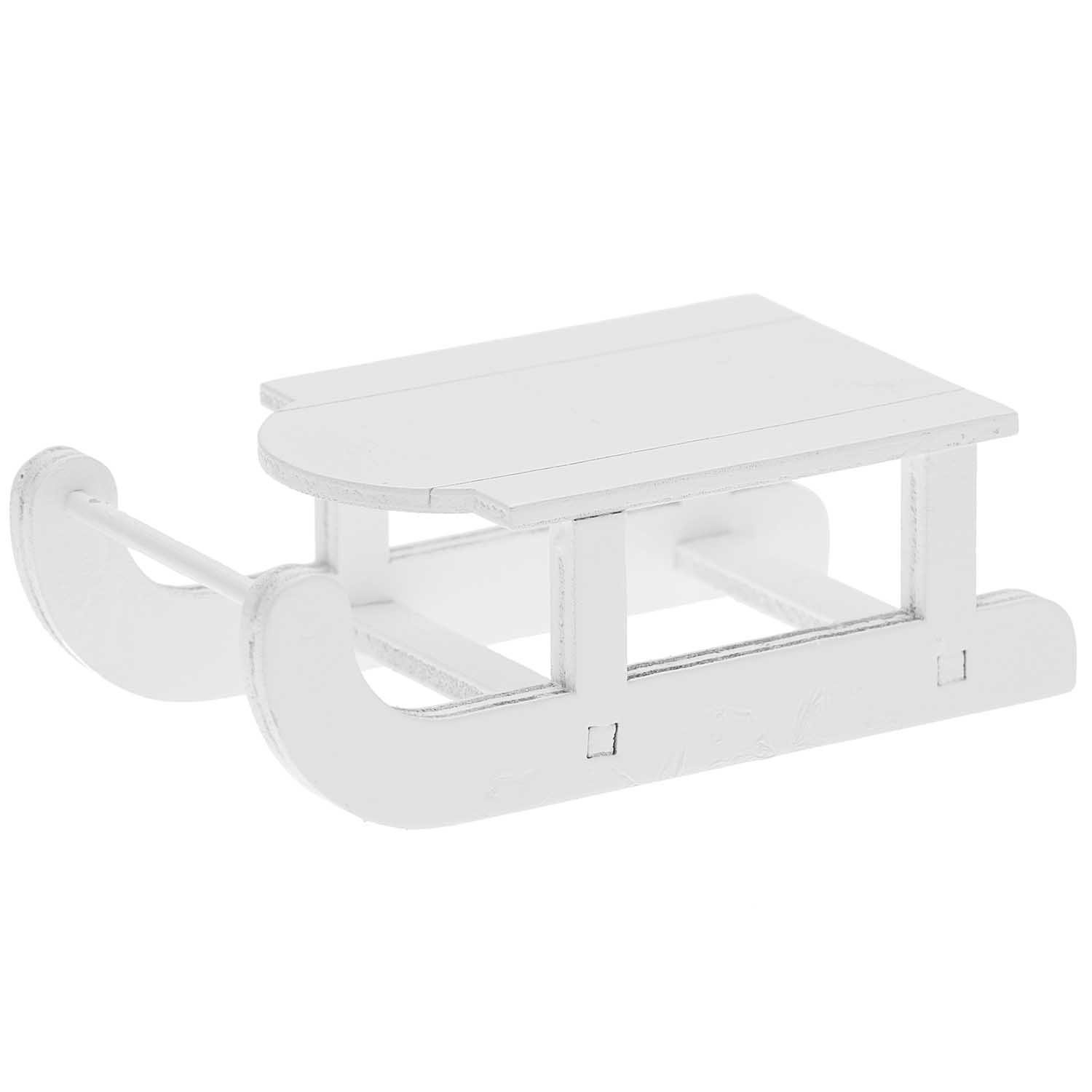 Rico Design Wichtel Miniatur Schlitten 7,5x4x2,5cm günstig online kaufen