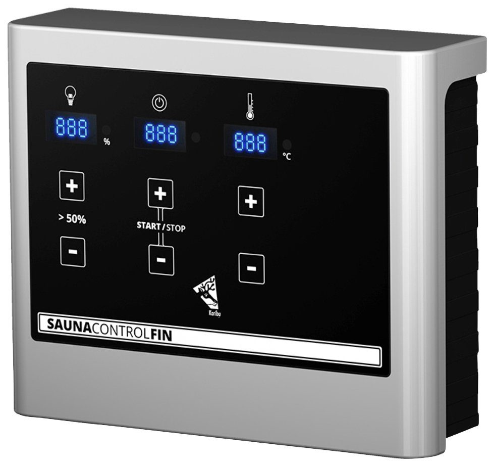 Karibu Sauna-Steuergerät Easy finnisch, extern, 9 kW, auch für 4,5 kW geeignet