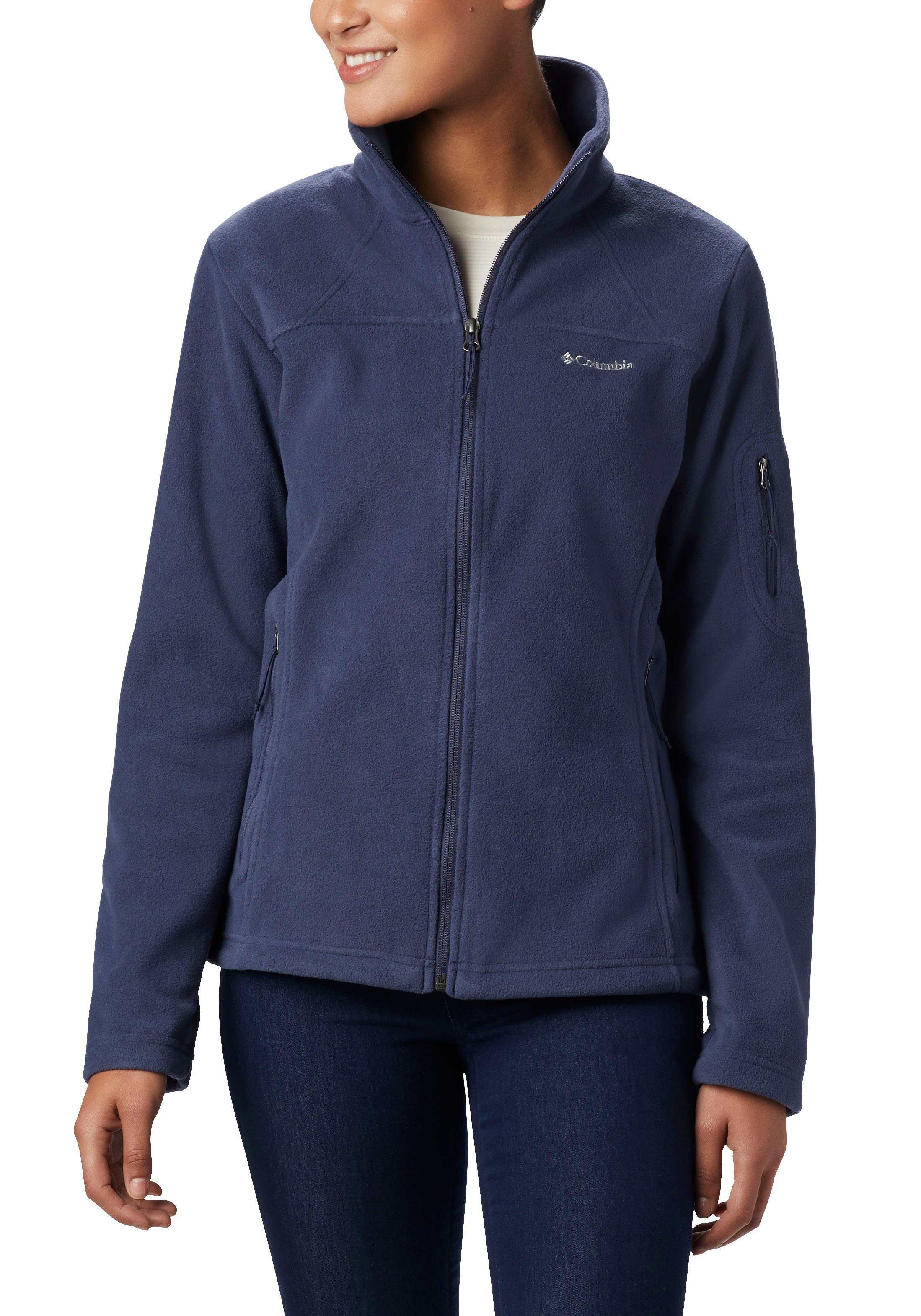 dunkelblau FAST Columbia TRECK Fleecejacke II