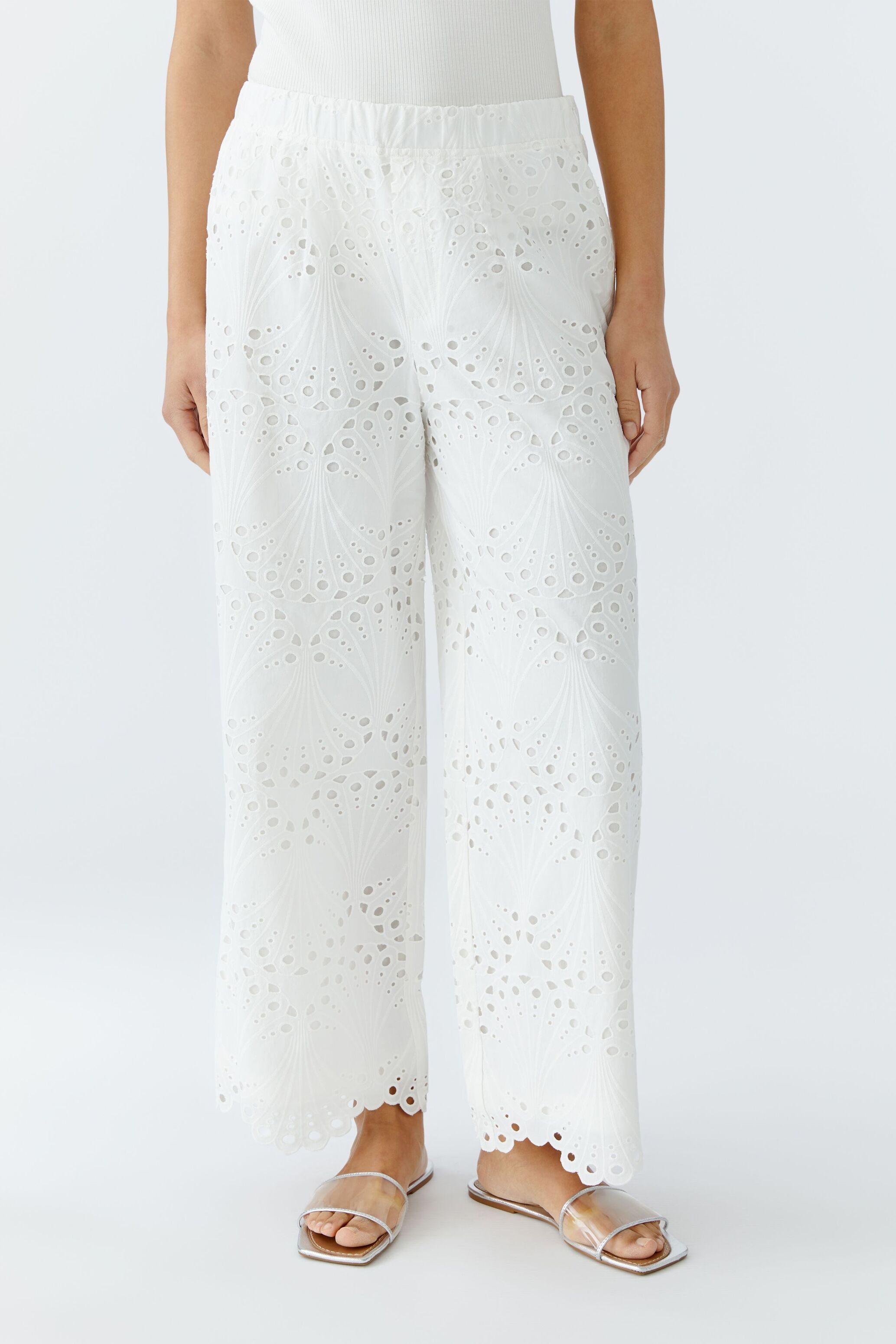 Oui Stoffhose Culotte reine Baumwolle günstig online kaufen