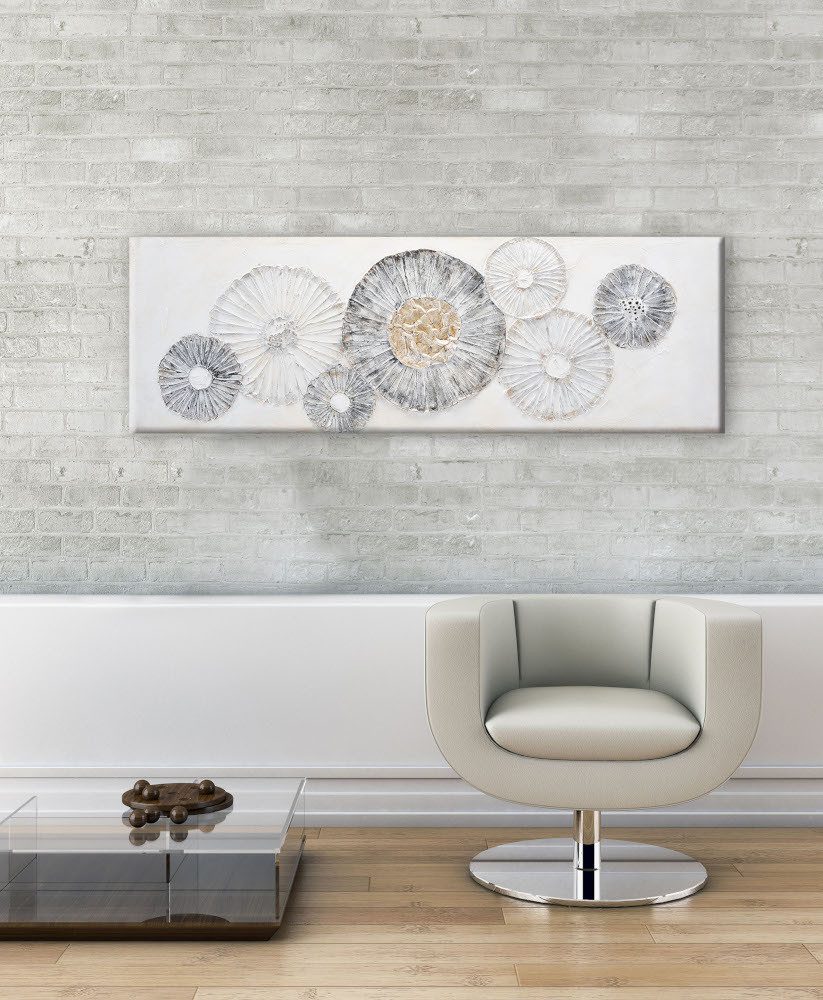 Bönninghoff Ölgemälde, Blumen (1 St), jedes Bild ein Unikat, BxH: 120x40 cm