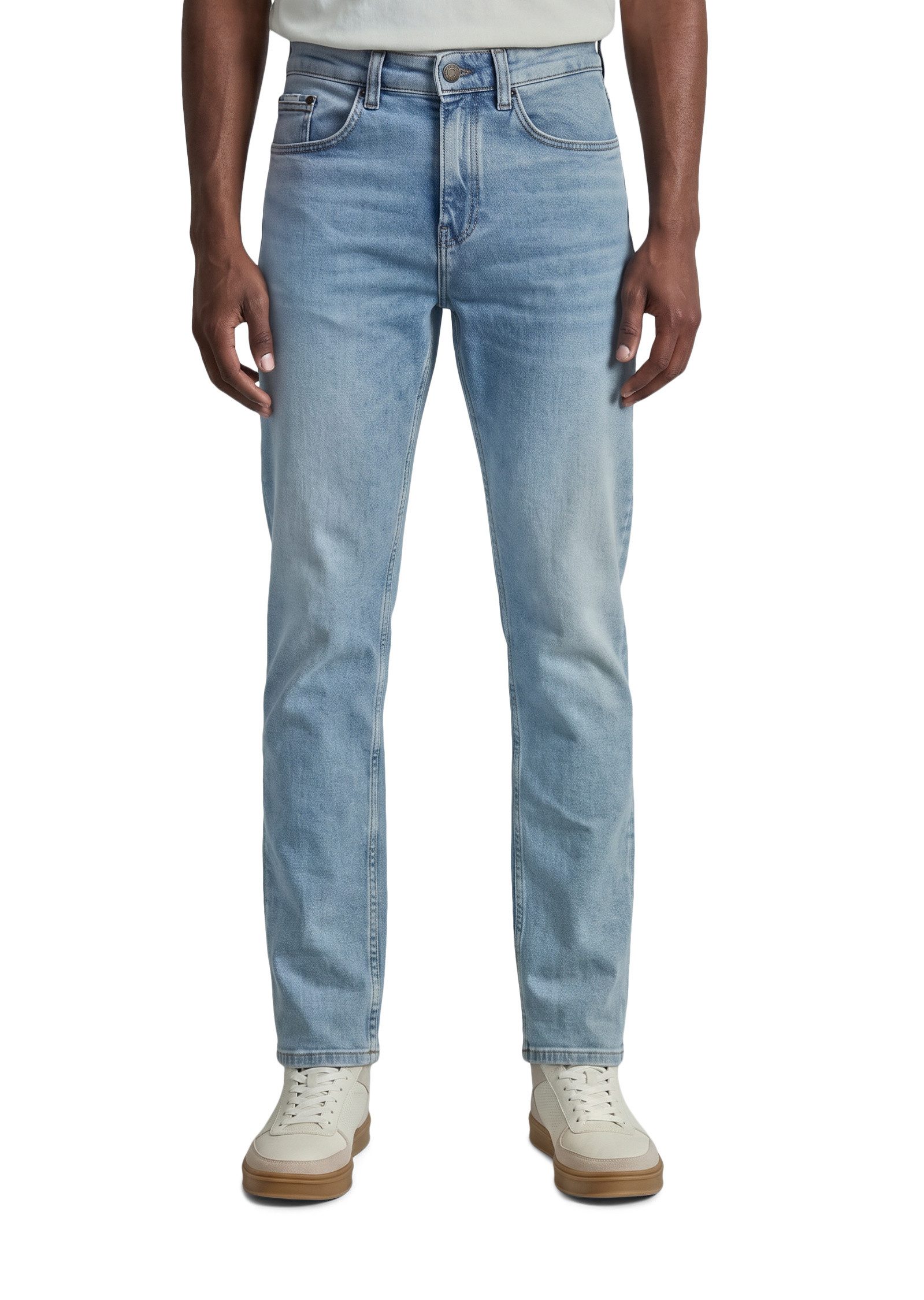 Marc O'Polo DENIM Tapered-fit-Jeans aus Bio-Baumwoll-Mix