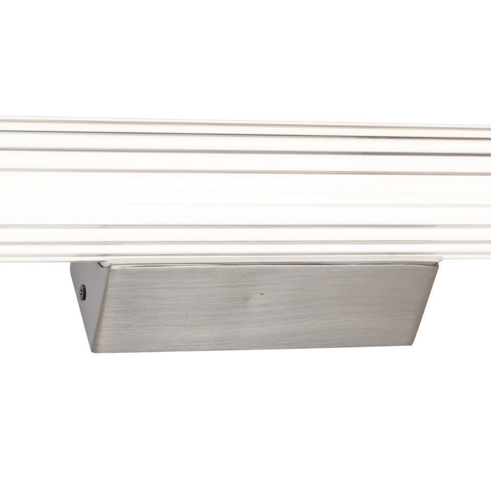 Qazqa Wandleuchte Coco, LED fest integriert, Extra-Warmweiß, QAZQA Wand­leuchte, integrated, gunmetal, Kunststoff, Retro