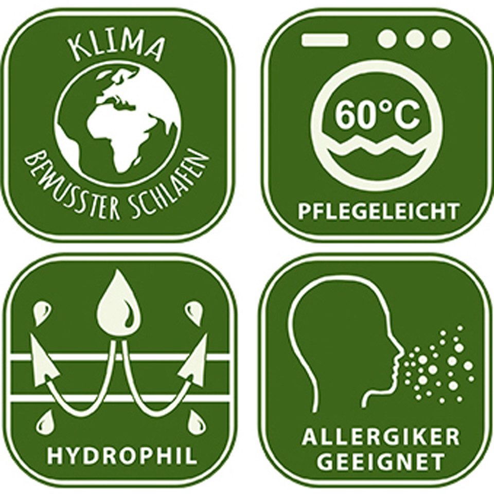 Vitaschlaf Gänsedaunenkopfkissen Vitaschlaf® Bio-Luxe-KBA DAUNE KISSEN Orga günstig online kaufen