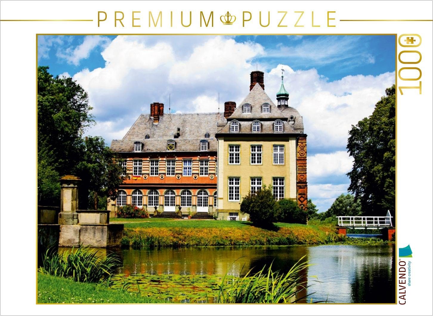 CALVENDO Puzzle CALVENDO Puzzle Schloss Hovestadt - die heutige Wasserburg mit Hauptschloss wurde 1563-1572 erbaut. 1000 Teile Lege-Größe 64 x 48 cm Foto-Puzzle Bild von Paul Michalzik, 1000 Puzzleteile