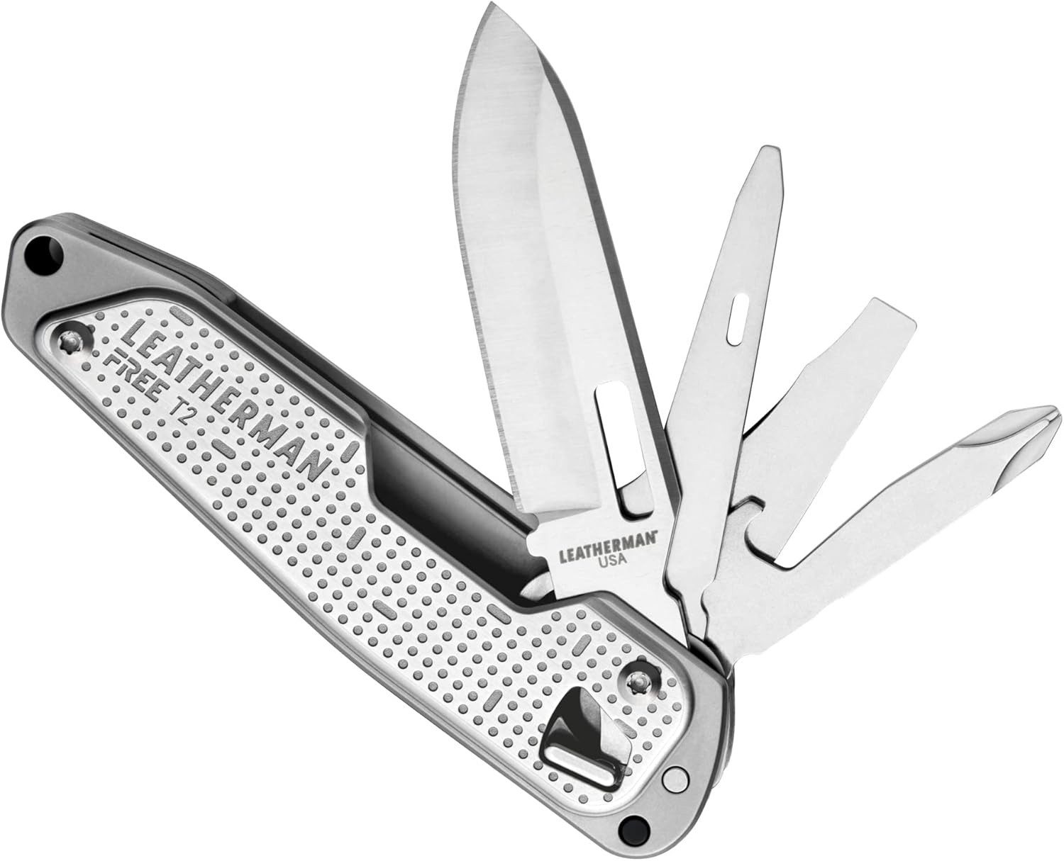 Leatherman Multitool Leatherman Free T2 Multi-Tool - 8-in-1 mit Schraubendrehern