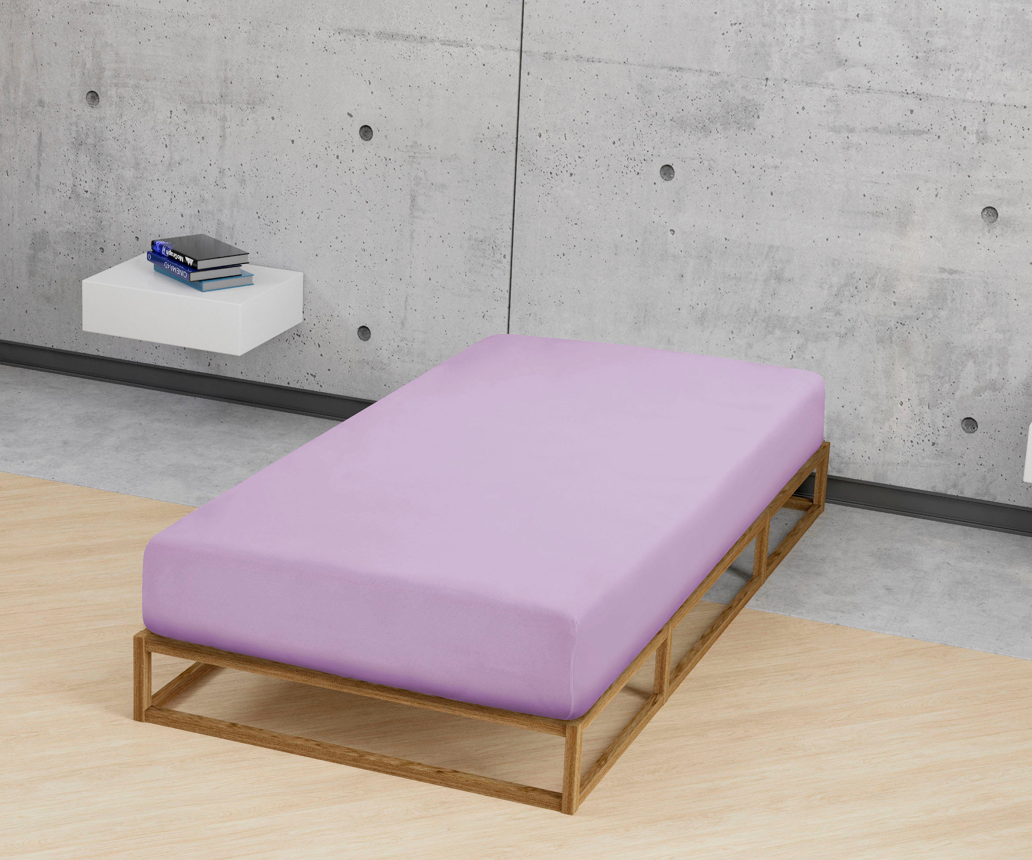 Biberna Spannbettlaken Leila, Jersey, Gummizug: rundum, (1 Stück), Bettlake günstig online kaufen