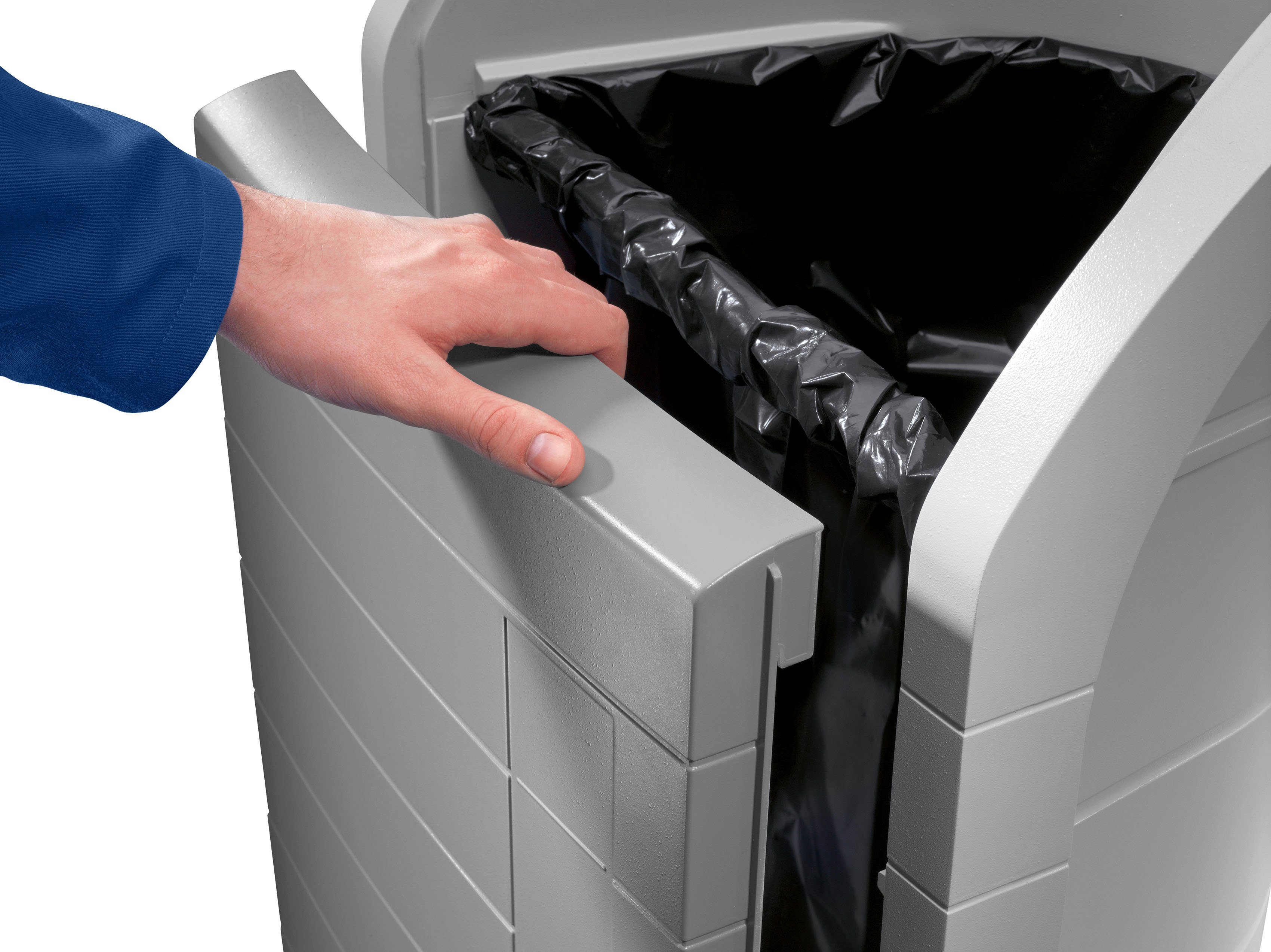 Hailo Müllsackständer ProfiLine WSB Design XXXL, 120 Liter, grau, Wertstoffsammler