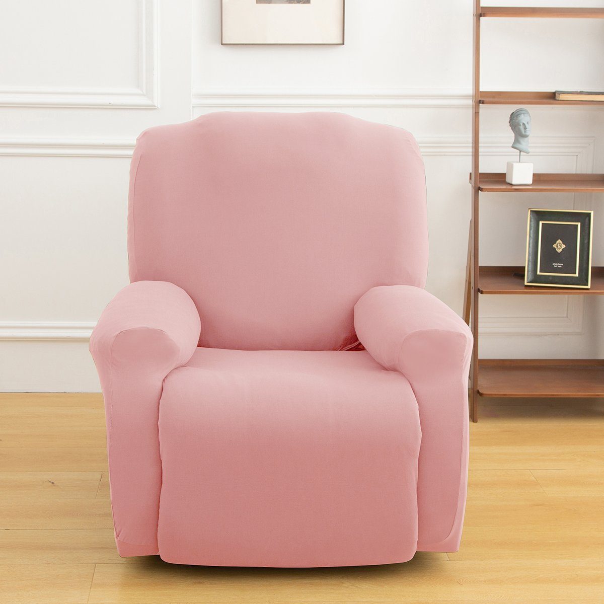 Sesselhusse 1/2/3 Sitz, Stretch, Heimdekoration, elektrische Recliners für Pink Rosnek