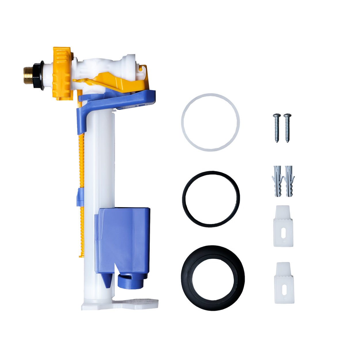 Belvit Spülkasten BV-AP6007, einzel, 1 St., Belvit Topazio Glänzend Schwarz Spülkasten Aufputzspülkasten