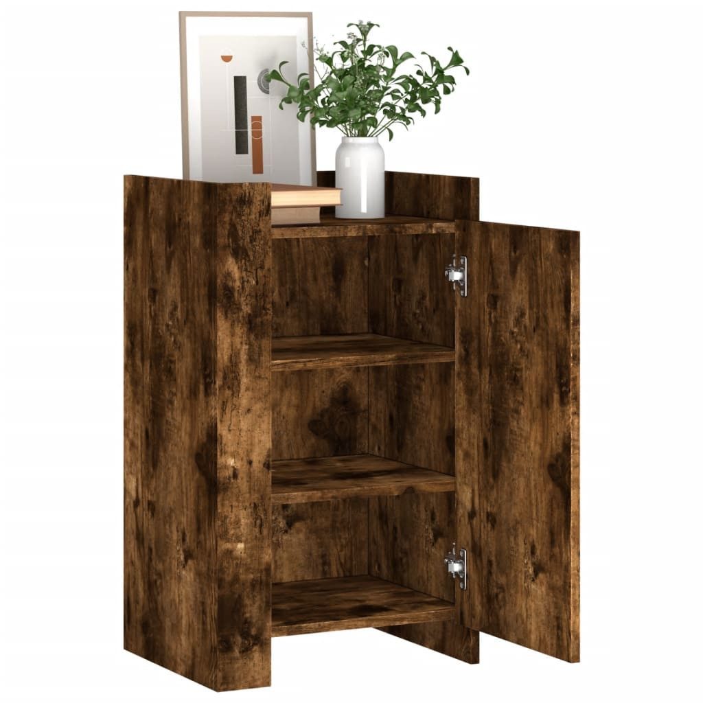 vidaXL Sideboard Sideboard Räuchereiche 45x35x75 cm günstig online kaufen