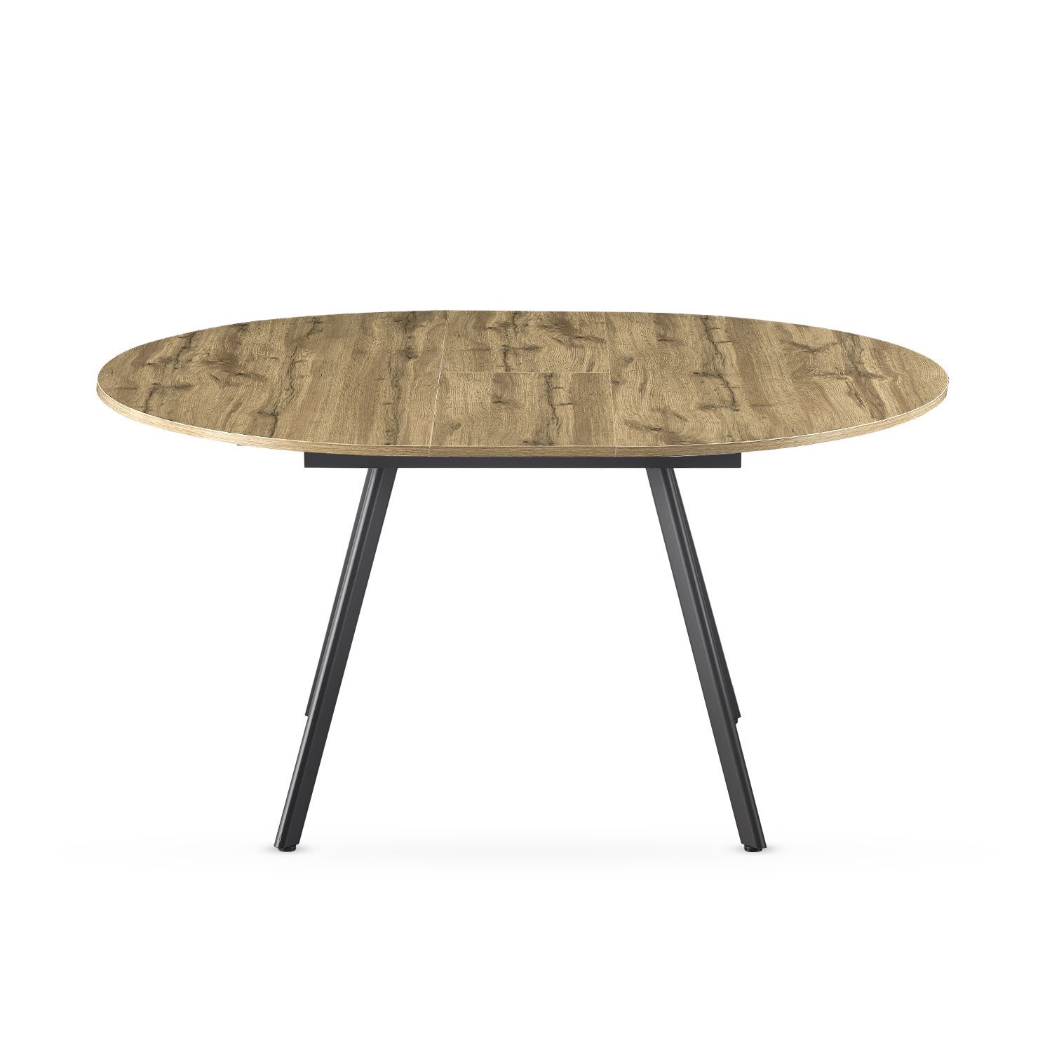 B&D home Esstisch TILL, Metallgestell schwarz oder weiß, ausziehbar 120-160 günstig online kaufen