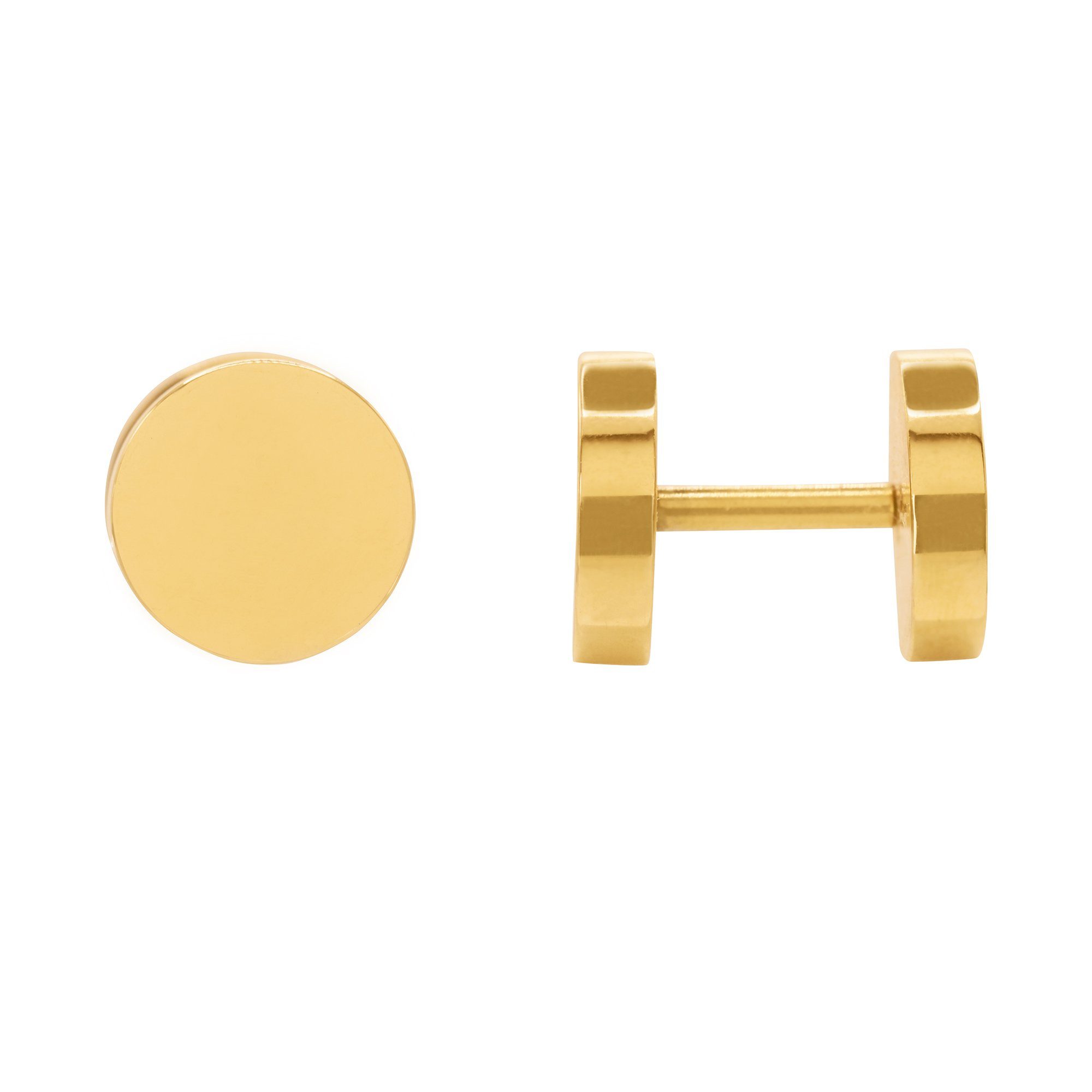 Heideman Paar Ohrstecker Silas goldfarben (Ohrringe, inkl. Geschenkverpackung), Ohrringe Herren