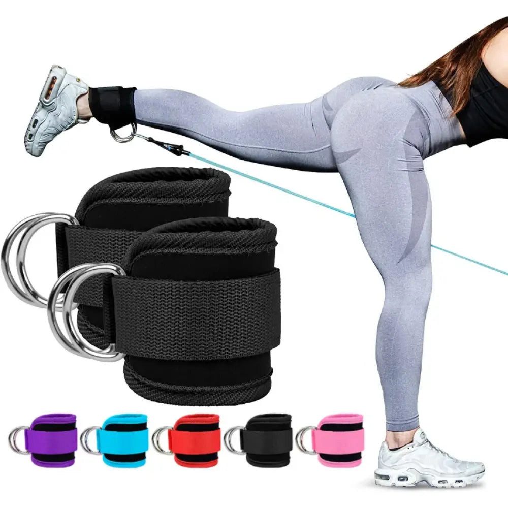 Sport-Knight® Trainingsmanschette Beinschlaufe mit Klettverschluss, Fußmanschette für Kabelzug-Training