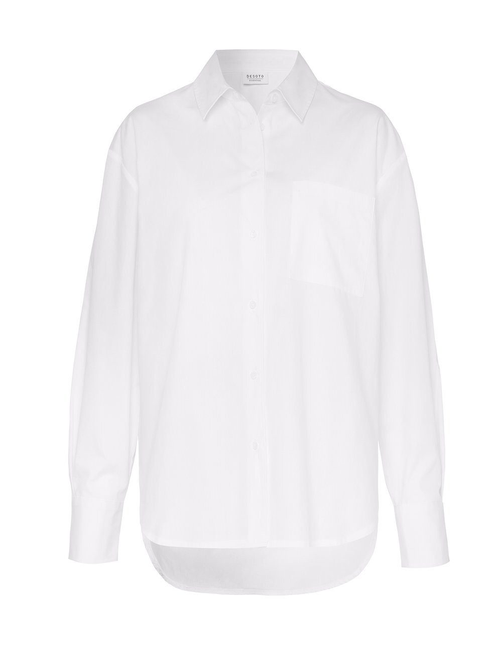 DESOTO Klassische Bluse Finja mit Hemdblusenkragen – Bild 5 von 5