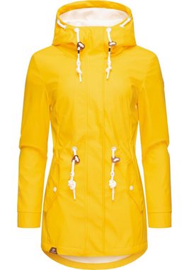 Ragwear Regenmantel Monadis Rainy Intl. modischer Regenparka mit kuschligem Innenfutter