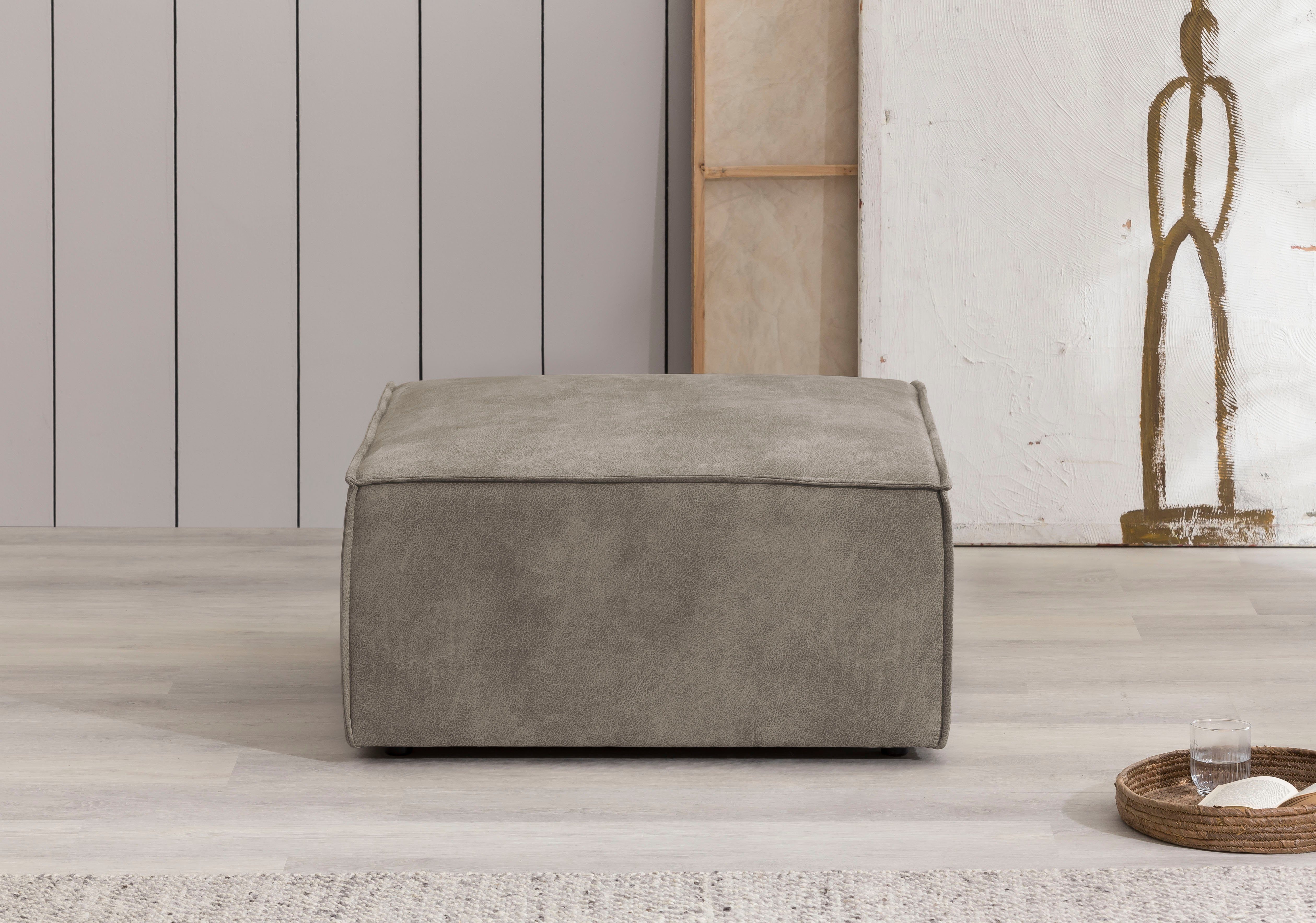 Home affaire Hocker SHERWOOD, Hocker quadratisch, günstig online kaufen