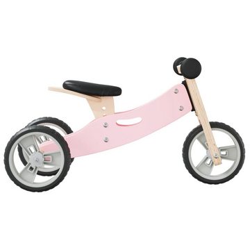 vidaXL Laufrad Laufrad für Kinder 2-in-1 Rosa