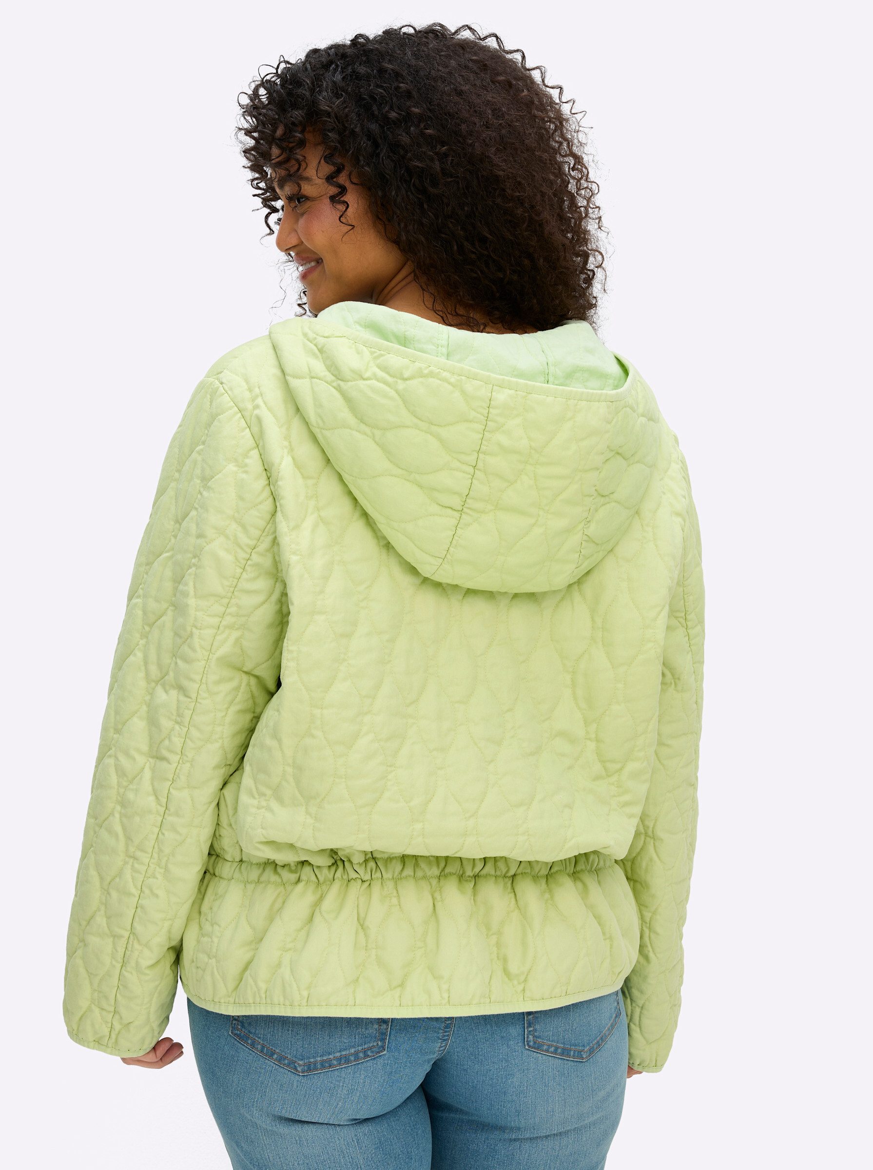 Sheego Allwetterjacke Kapuzenjacke Langarm günstig online kaufen